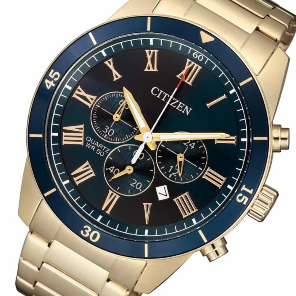 Citizen Rose Gold Steel Men's Chrono Watch - AN8169-58L