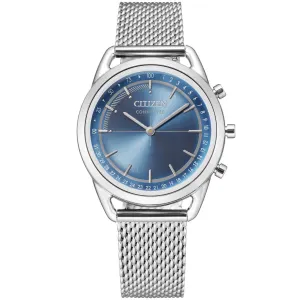 Citizen Women's Smartwatch - Connected Blue Dial Silver Bracelet | HX0000-59L
