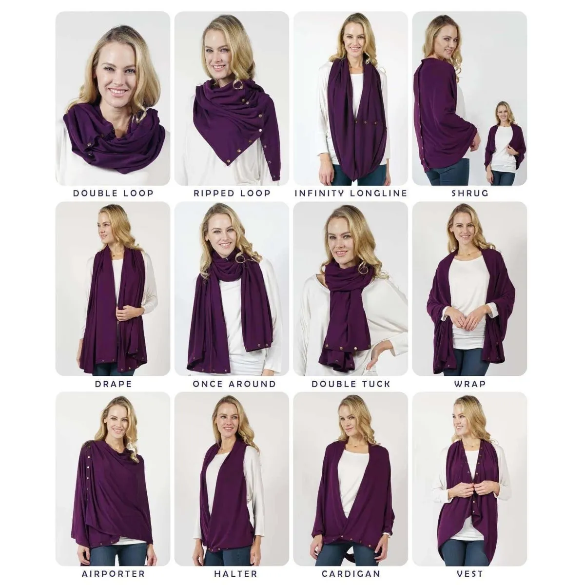 Convertible Wrap Scarf