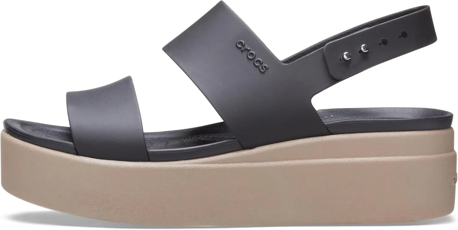 Crocs Womens Brooklyn Low Wedges, Platform Sandals