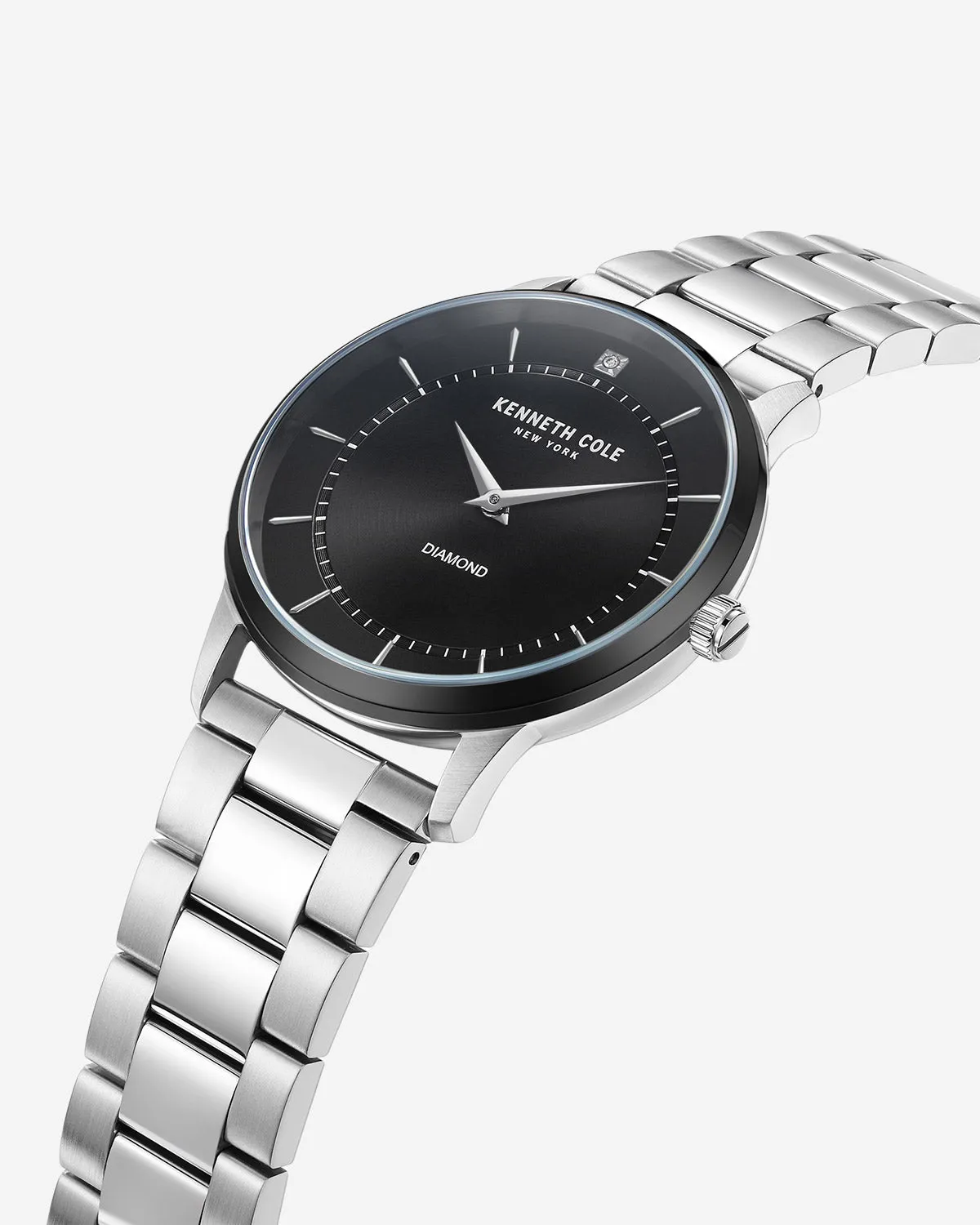 Diamond Dial Stainless Steel Bracelet Watch