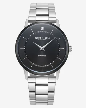 Diamond Dial Stainless Steel Bracelet Watch