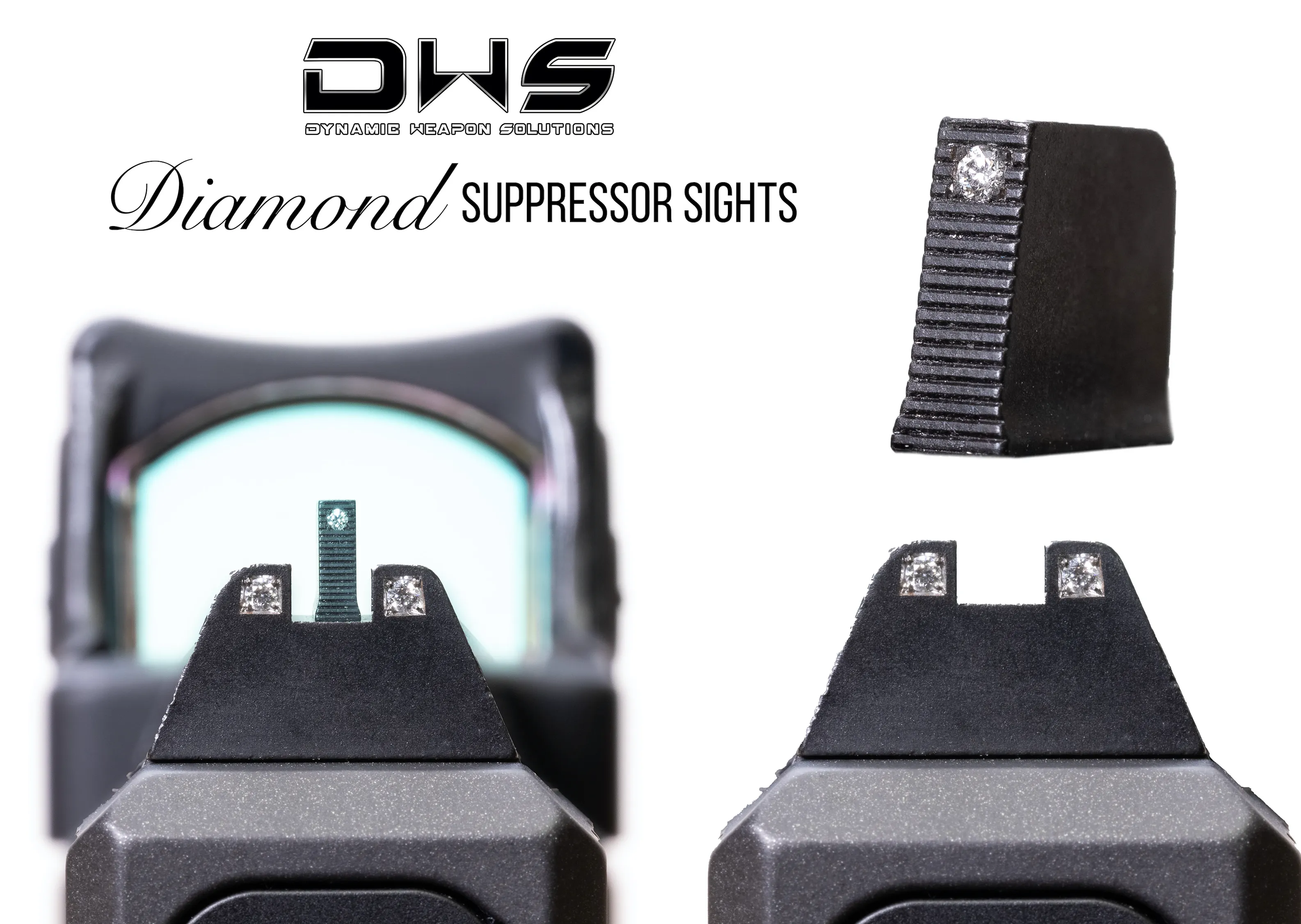 Diamond Glock sights
