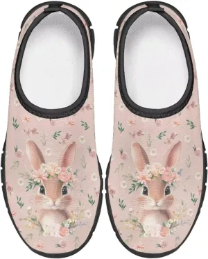 Doojoayie Easter Shoes for Girls Slip On Tennis Shoes Holiday Party Footwear