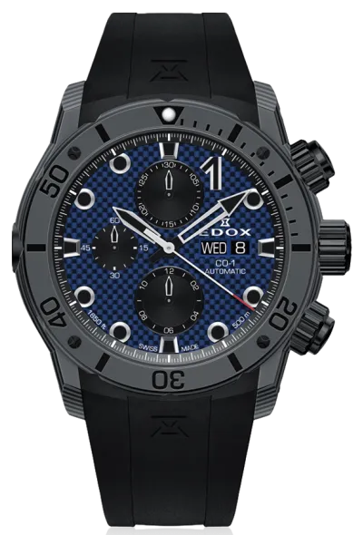 Edox Chronoffshore-1 Carbon Chronograph Automatic 01125 CLNGN BUNN