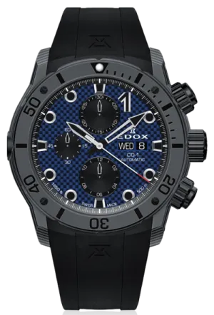 Edox Chronoffshore-1 Carbon Chronograph Automatic 01125 CLNGN BUNN