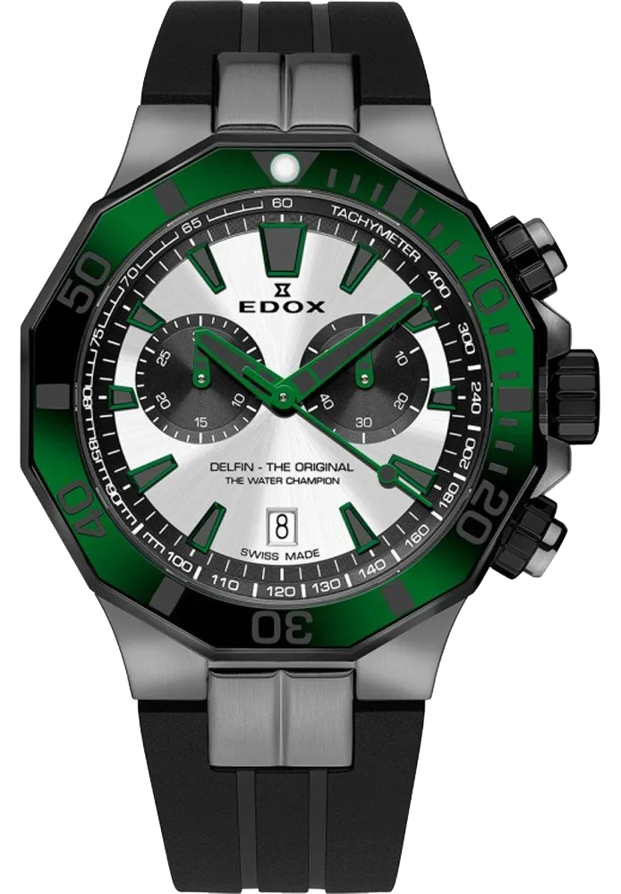 Edox Delfin Chronograph 10112 37GNVCA ANV