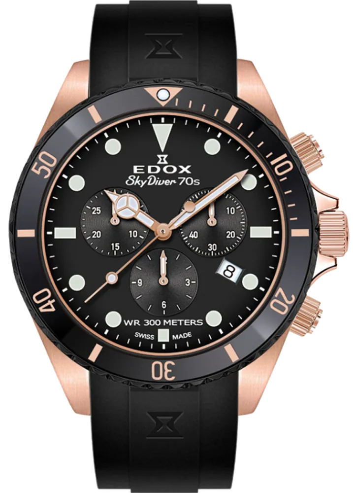Edox Skydiver Chronograph 10238 37RNNCA NI