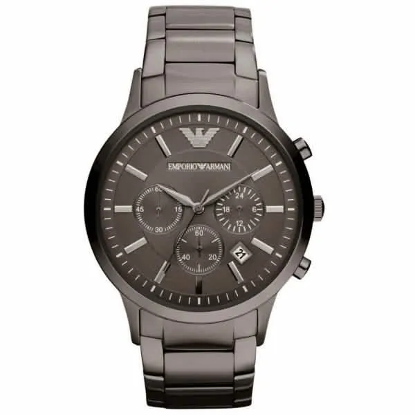Emporio Armani AR2454 Men's Elegant Stainless Steel Quartz Watch