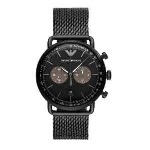 Emporio Armani Men's Elegant Stainless Steel Quartz Timepiece AR11142
