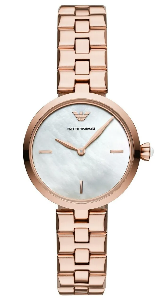 Emporio Armani Rose Gold Arianna Women's Watch with Quartz AR11196
