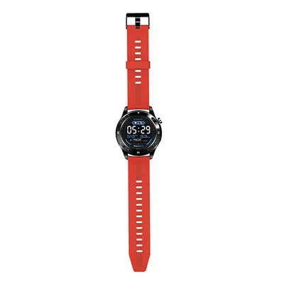 F22 Touch-Enabled Smartwatch with Health Monitoring and 1.3-Inch Silicone Strap