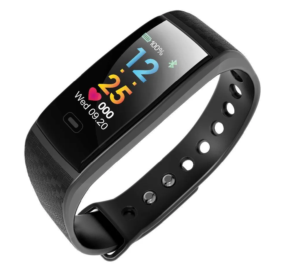 Fitness Smart Watch Bracelet Waterproof Real-Time Monitor Dynamic Heart Rate Sport  Fitness Wristband Support USB-Charge Watch