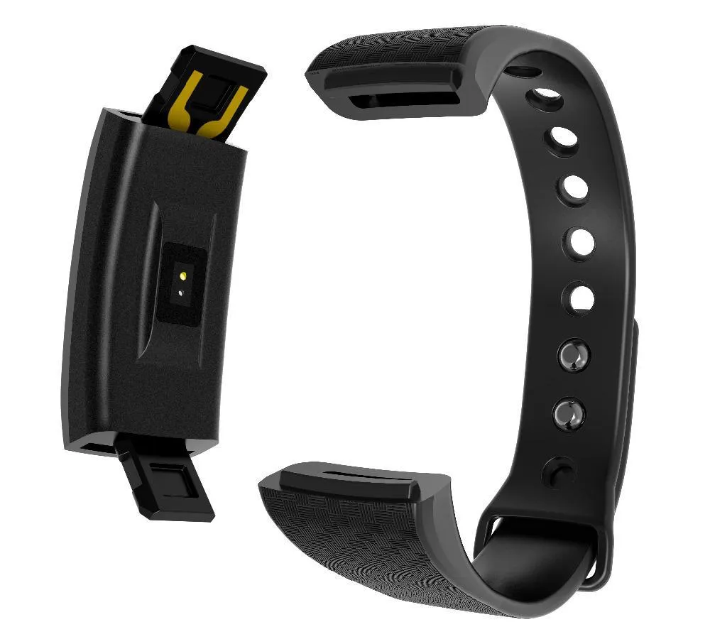 Fitness Smart Watch Bracelet Waterproof Real-Time Monitor Dynamic Heart Rate Sport  Fitness Wristband Support USB-Charge Watch