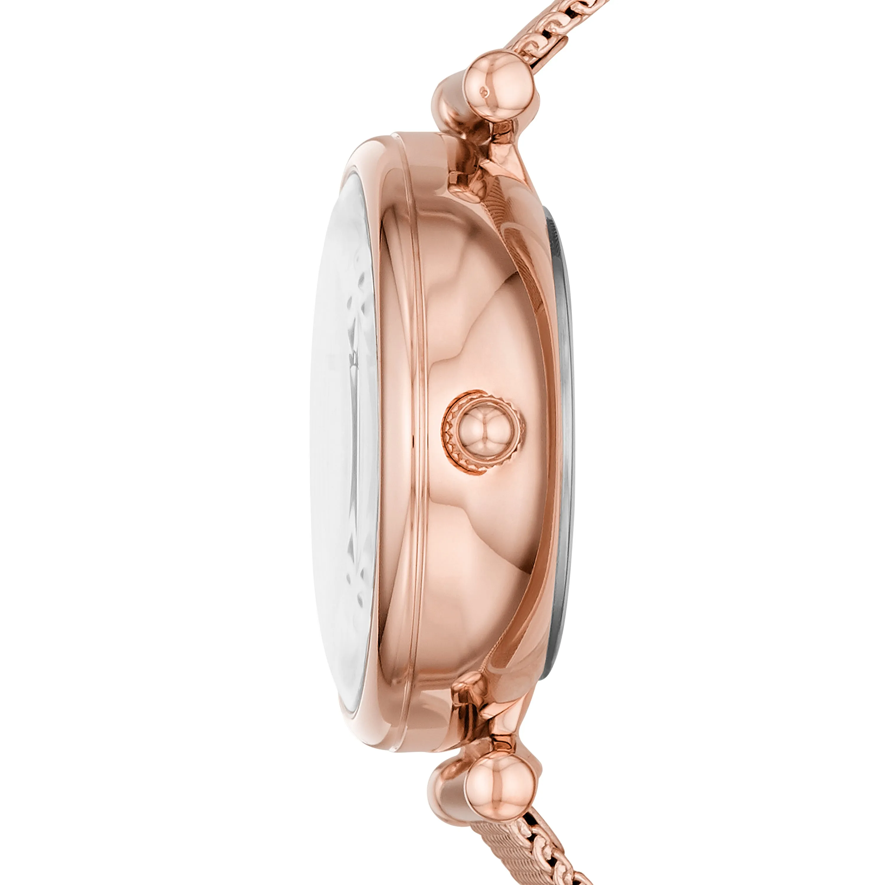 Fossil Carlie Rose Gold-Tone Stainless Steel Automatic Watch ME3188