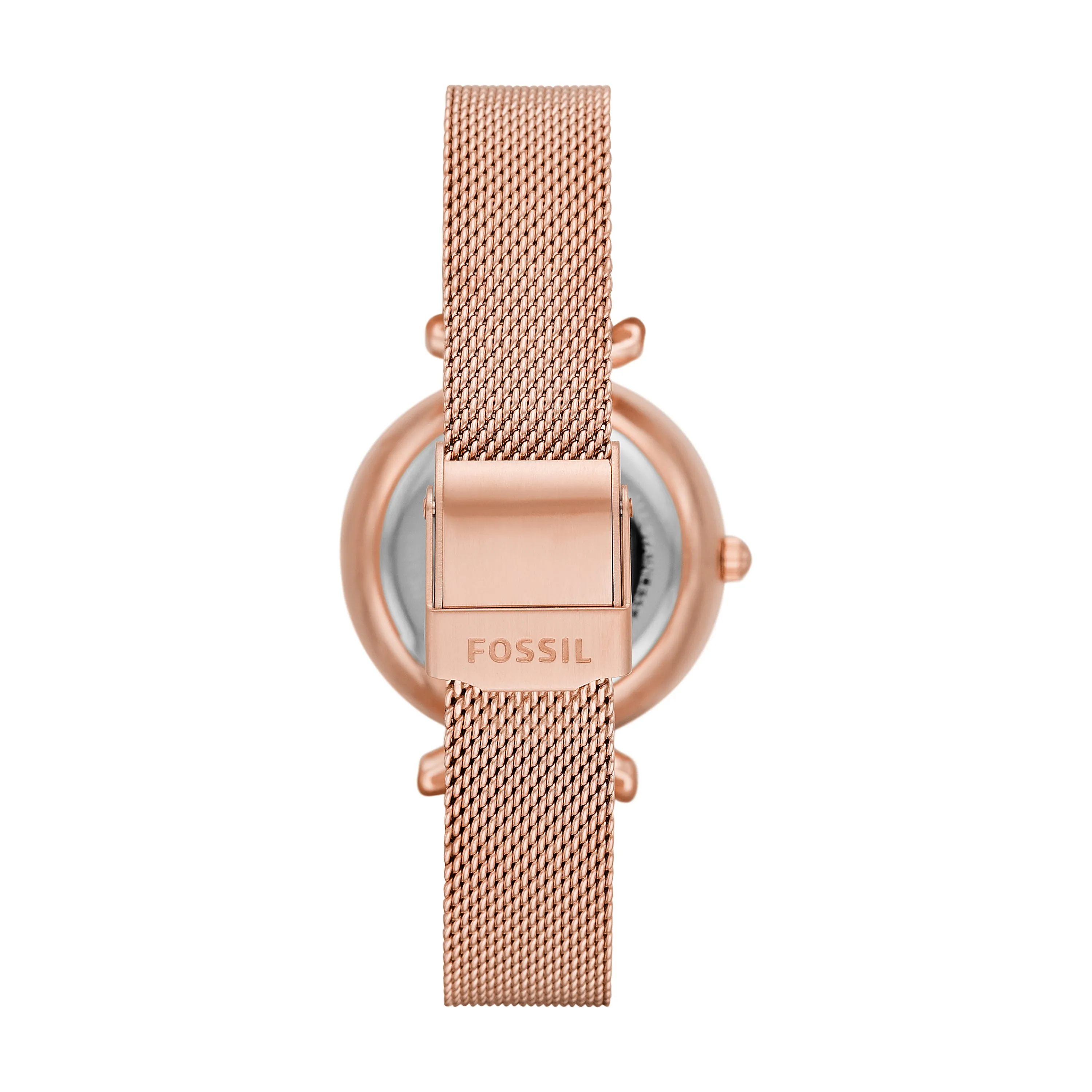 Fossil Carlie Rose Gold-Tone Stainless Steel Automatic Watch ME3188