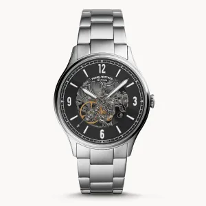 Fossil Forrester Automatic Silver Stainless Steel Watch ME3180