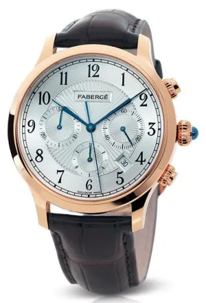 FWatch Agathon Chronograph Rose Gold And White Dial