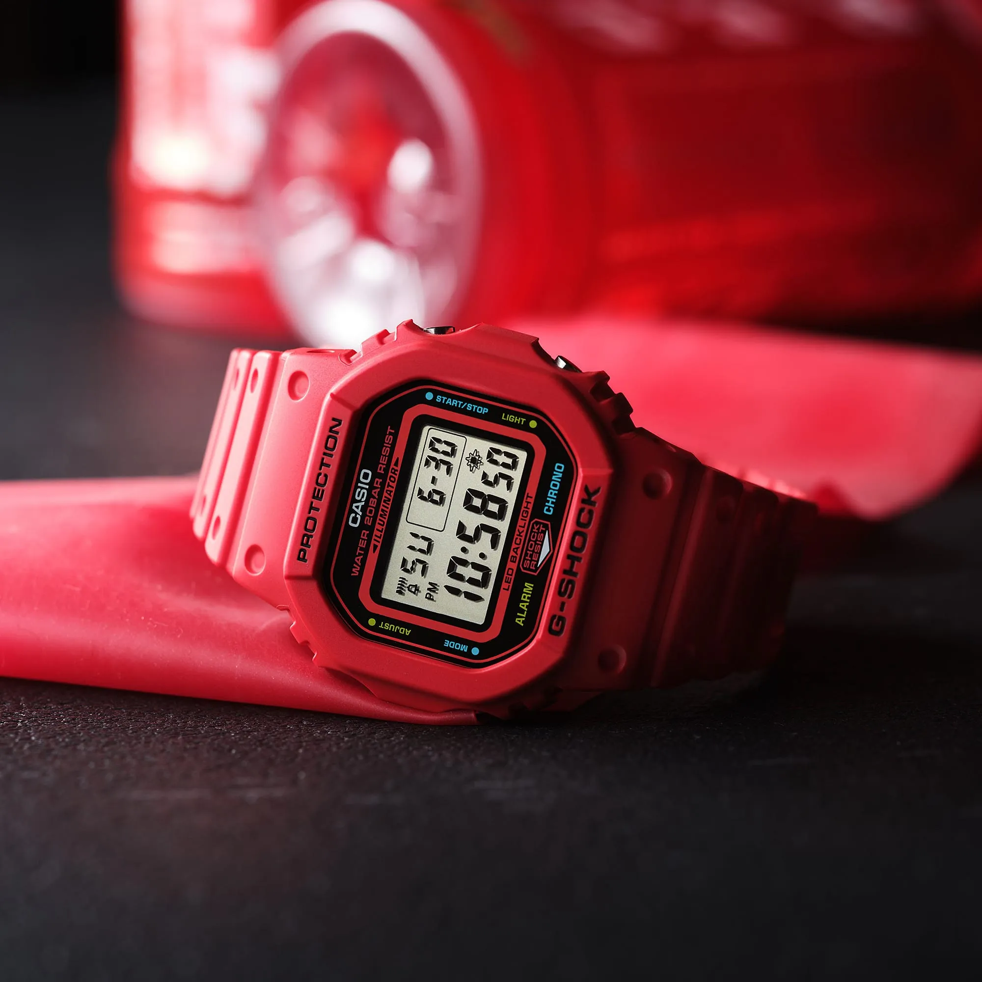 G-Shock Digital Pink Resin Band Watch DW5600EP-4D