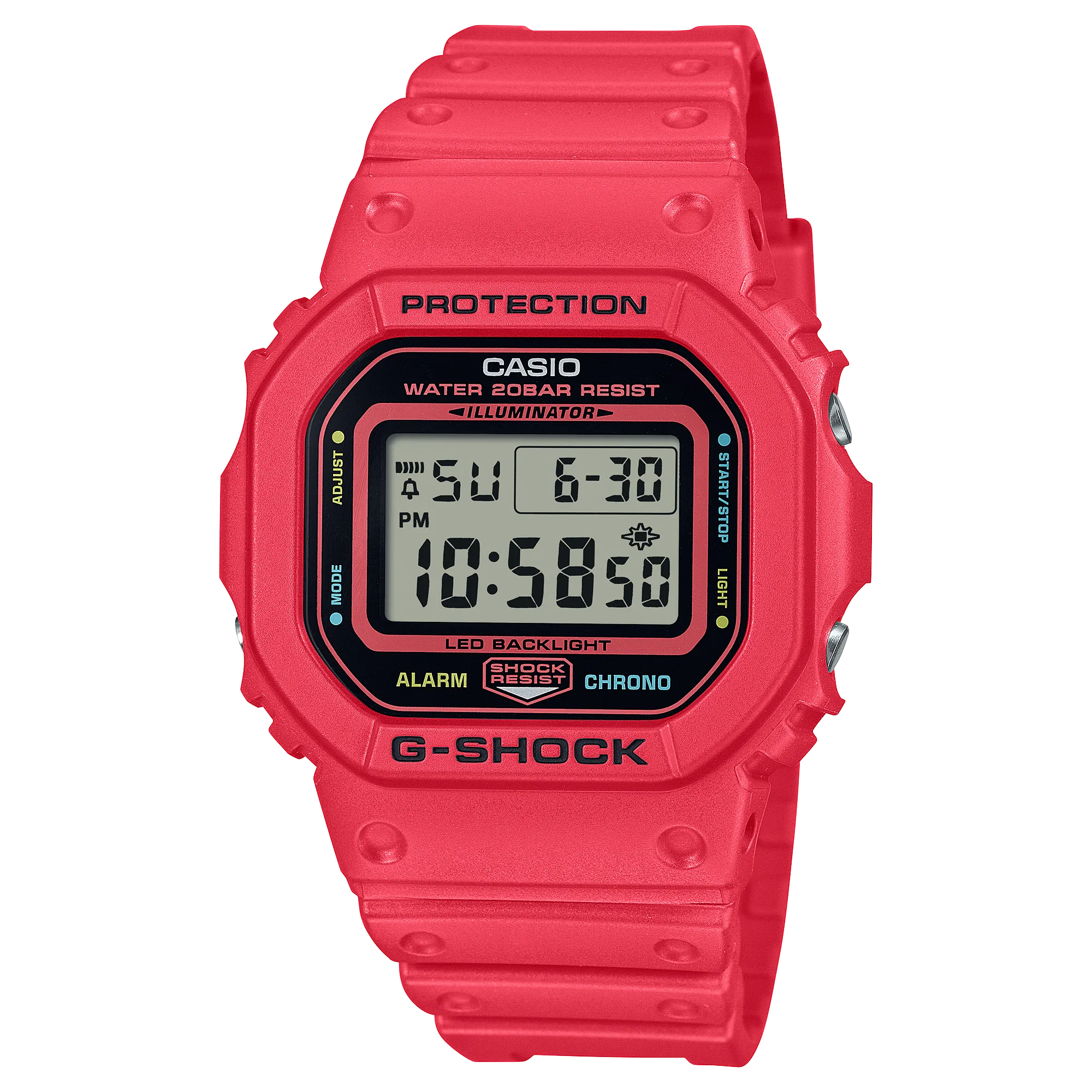 G-Shock Digital Pink Resin Band Watch DW5600EP-4D