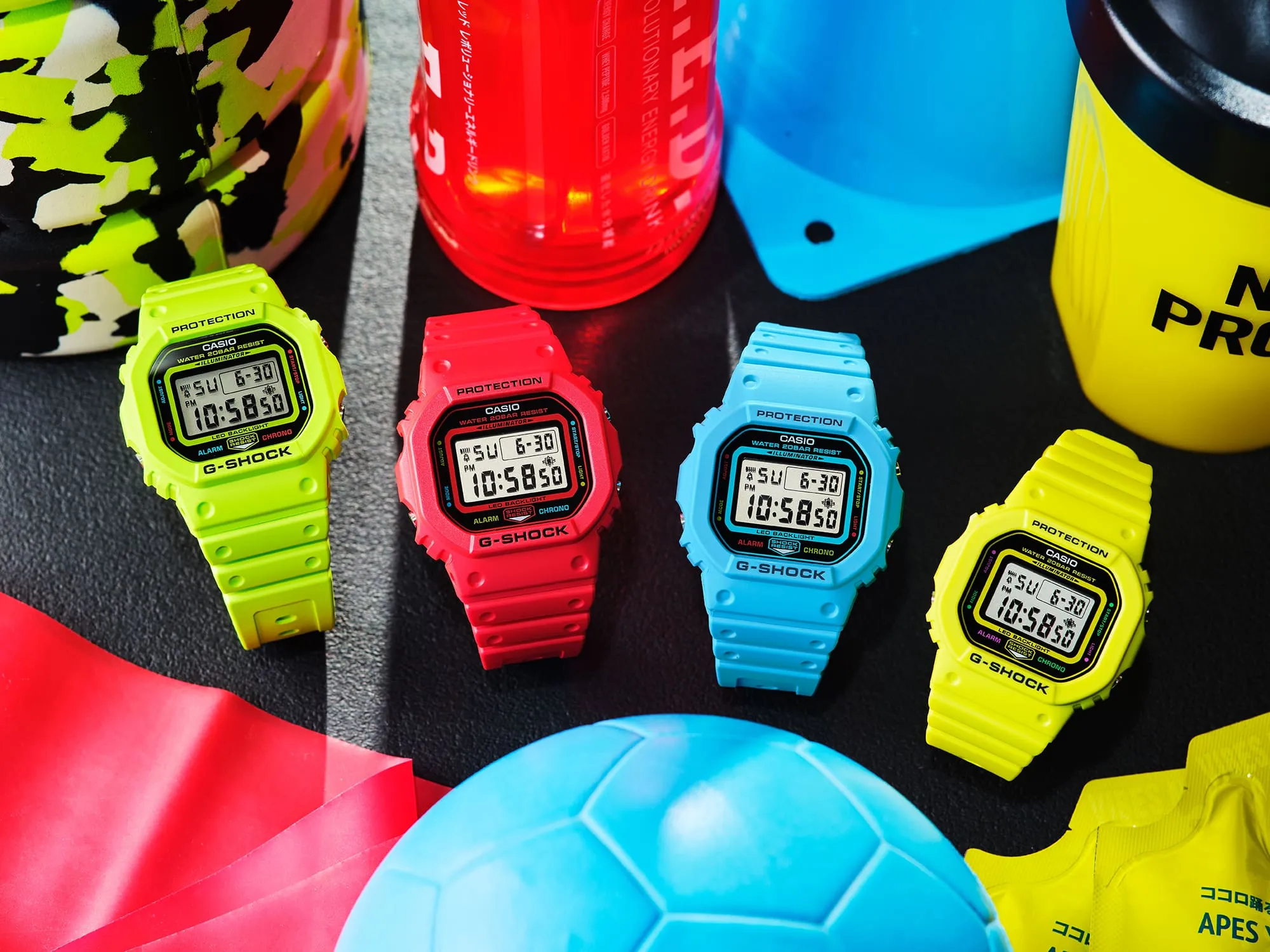 G-Shock Digital Pink Resin Band Watch DW5600EP-4D