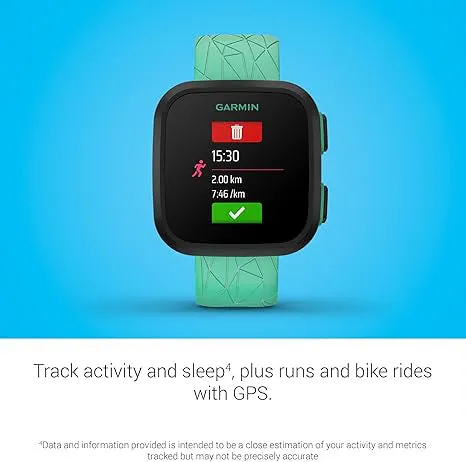 Garmin Bounce Kid's Green Burst Two-Way Text And Voice Messaging Location Tracking Smartwatch - 010-02448-02