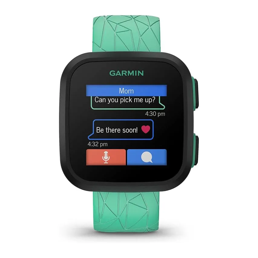 Garmin Bounce Kid's Green Burst Two-Way Text And Voice Messaging Location Tracking Smartwatch - 010-02448-02