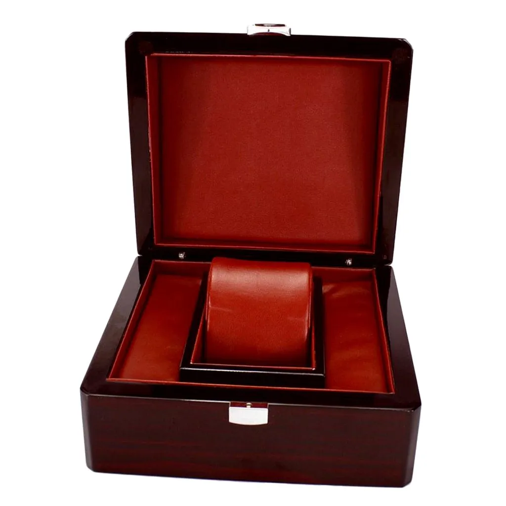 Gaspare Glossy Wooden Single Watch Box