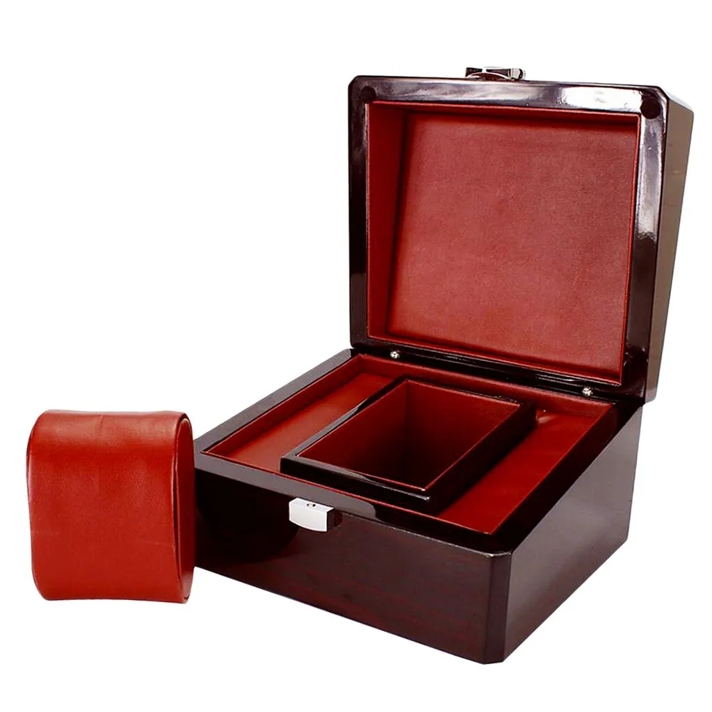 Gaspare Glossy Wooden Single Watch Box