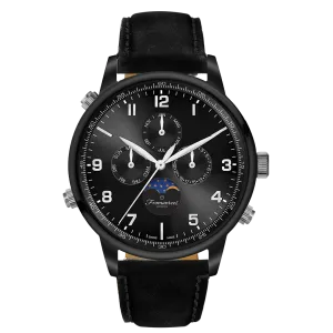 Globetrotter All-Black Moon Phase NERO™