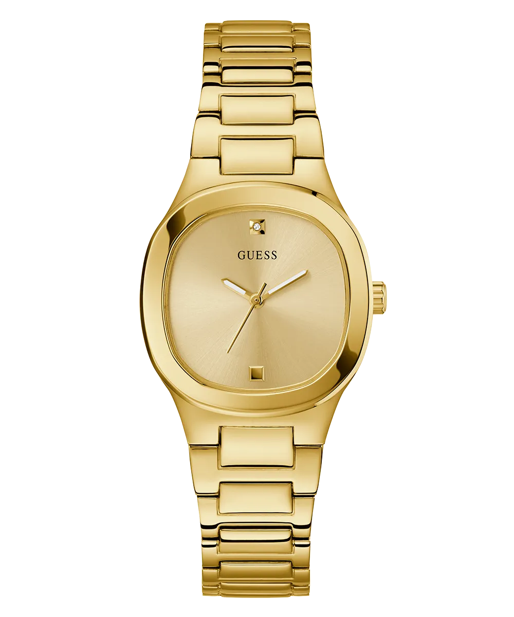 GUESS Ladies Gold Tone Analog Watch