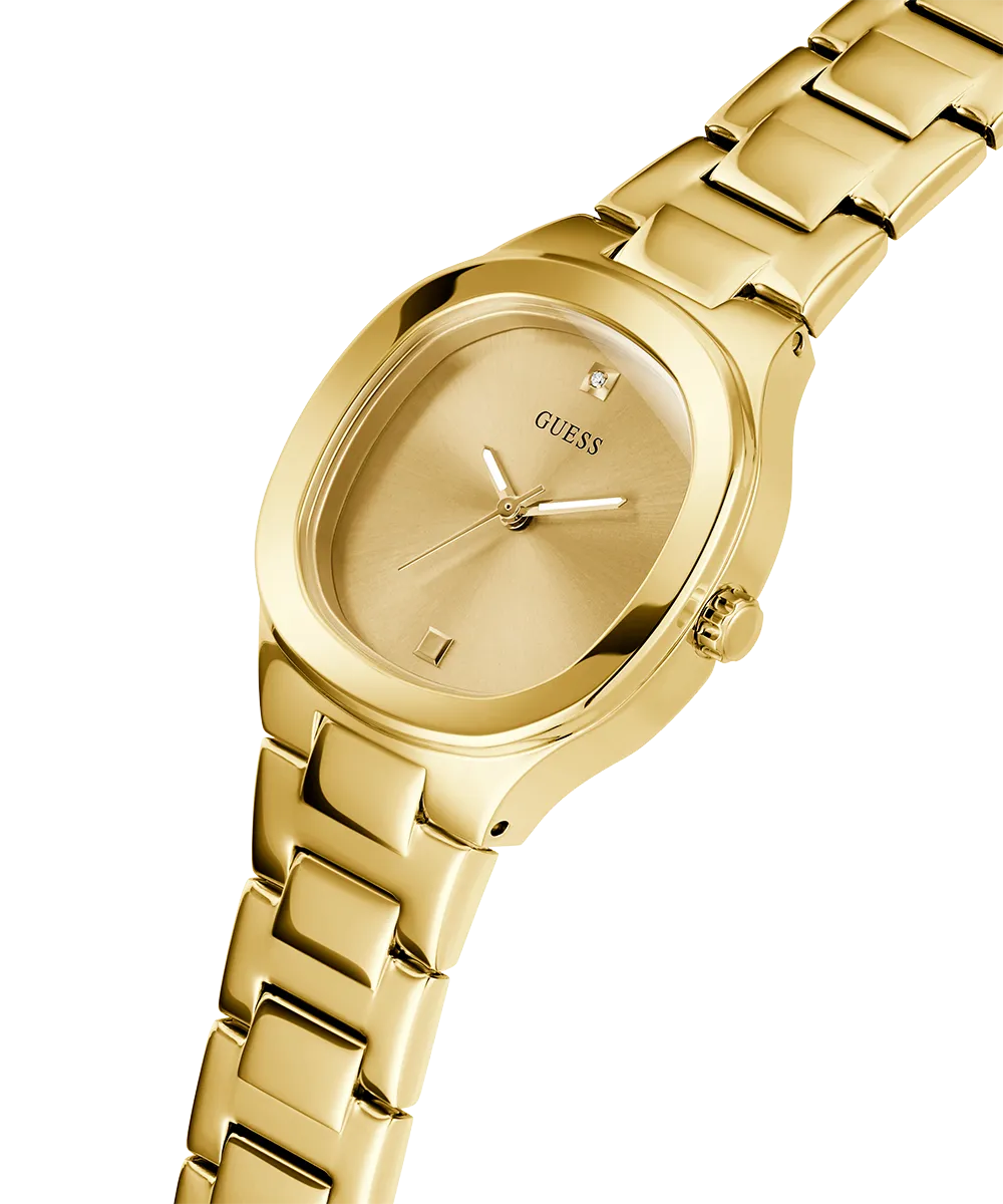 GUESS Ladies Gold Tone Analog Watch
