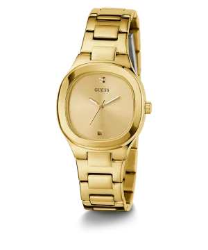 GUESS Ladies Gold Tone Analog Watch