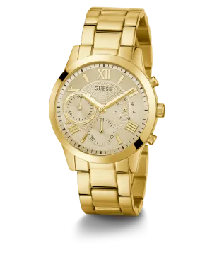 GUESS Ladies Gold Tone Multi-function Watch