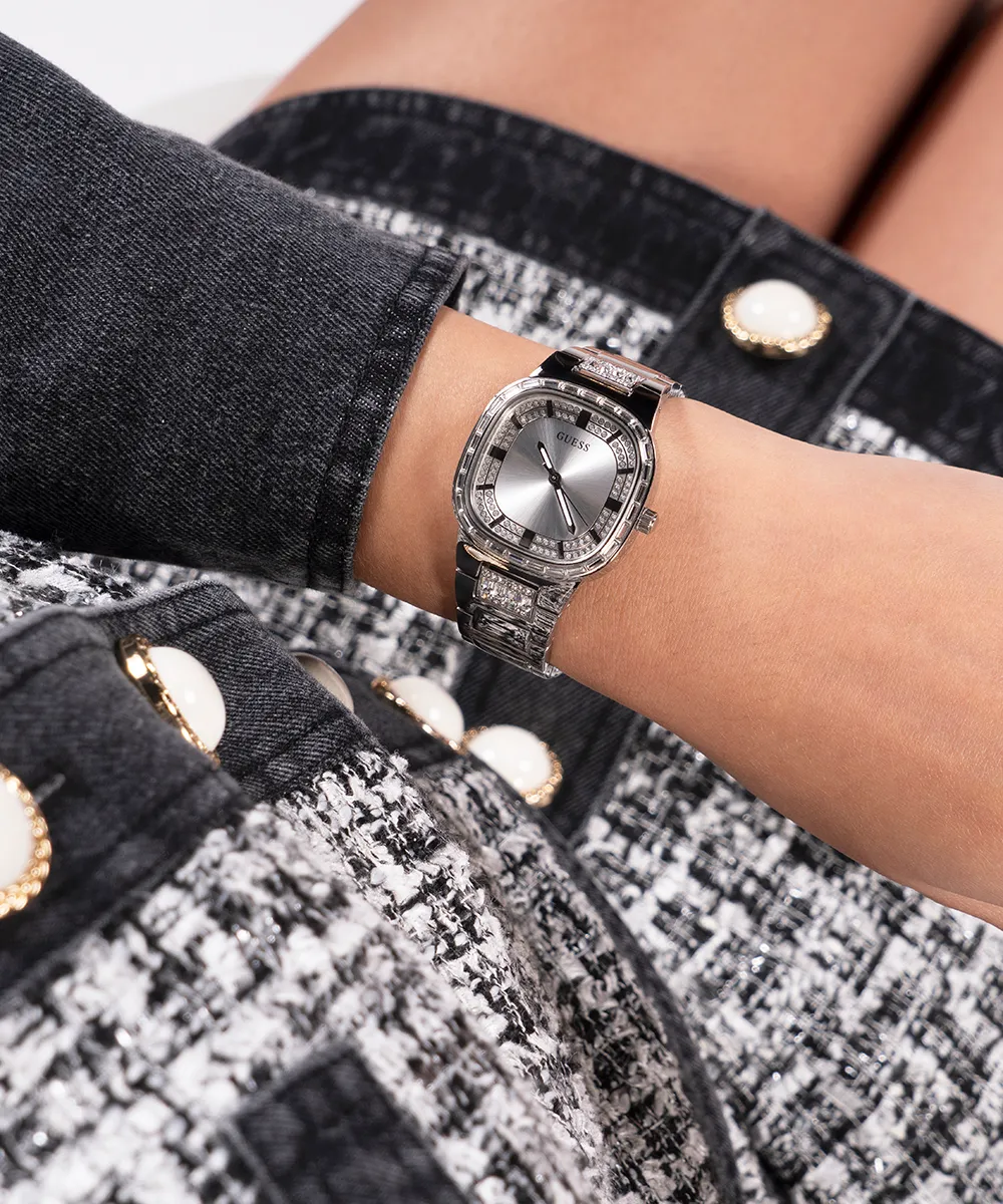 GUESS Ladies Silver Analog Watch