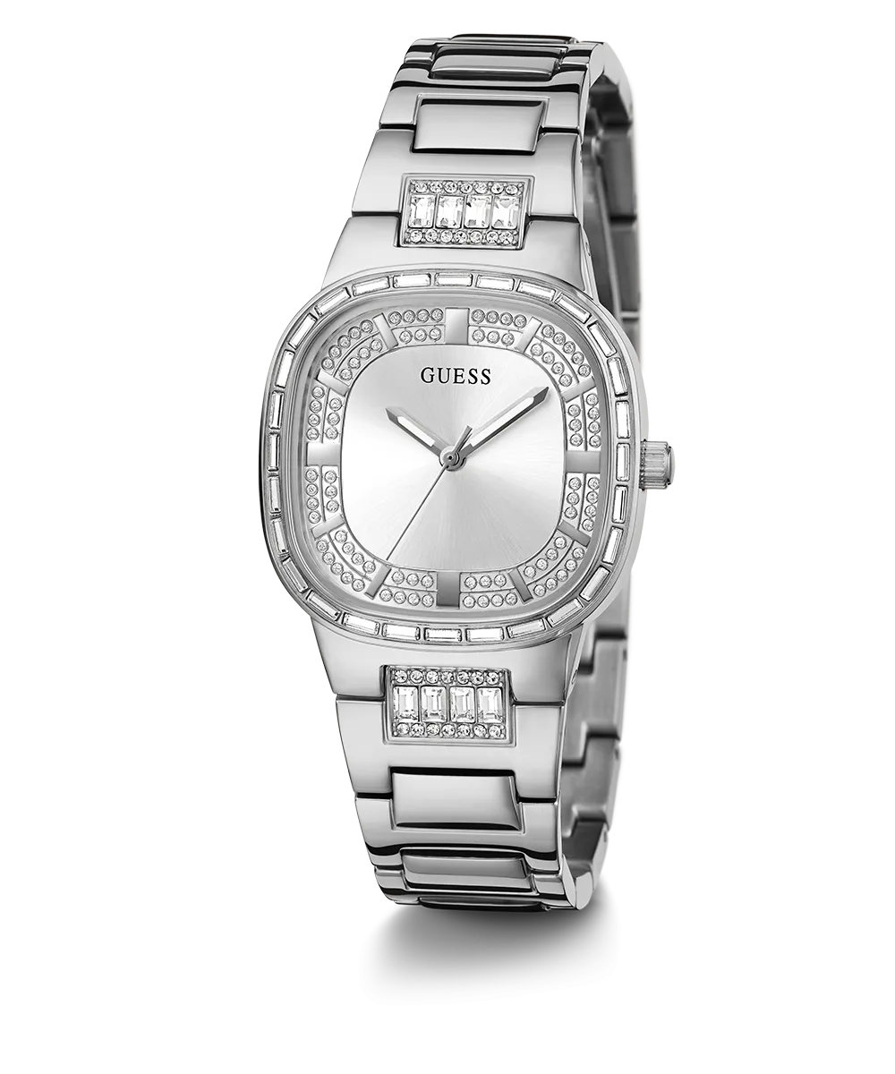 GUESS Ladies Silver Analog Watch