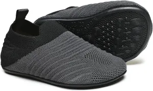 Hayeabi Toddler Kids Lightweight Indoor Outdoor House Slippers Shoes Non-Slip Grip Comfy Home Floor Shoes for Boys Girls