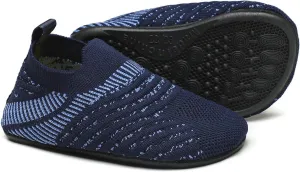 Hayeabi Toddler Kids Lightweight Indoor Outdoor House Slippers Shoes Non-Slip Grip Comfy Home Floor Shoes for Boys Girls