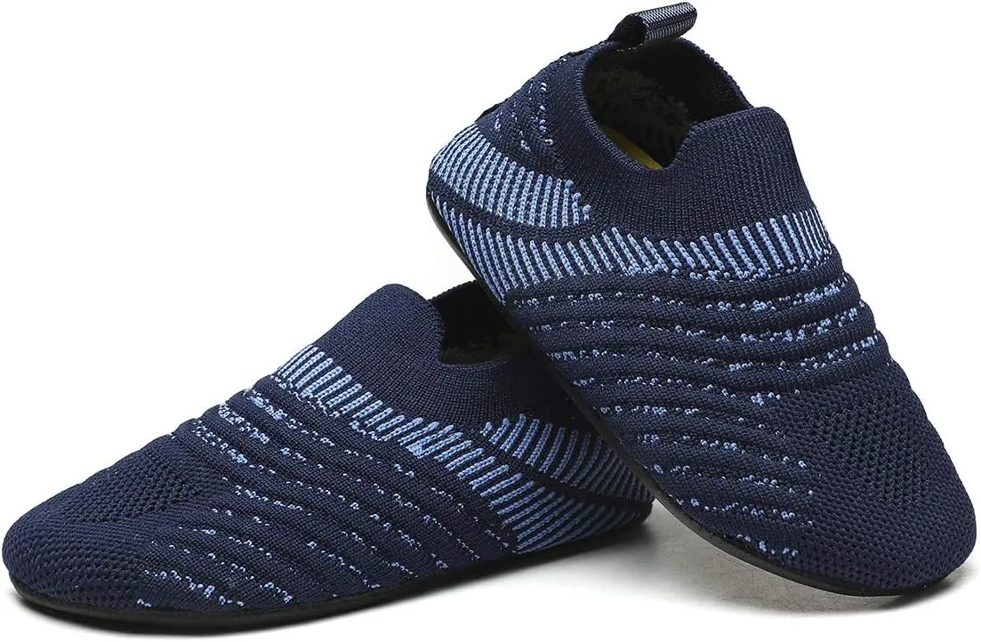 Hayeabi Toddler Kids Lightweight Indoor Outdoor House Slippers Shoes Non-Slip Grip Comfy Home Floor Shoes for Boys Girls