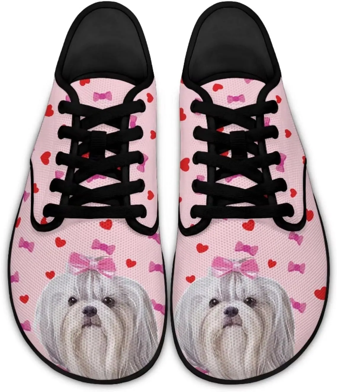 Herat Womens Lace Up Fashion Sneakers Daily Casual Shoes Breathable Mesh Upper Walking Shoes