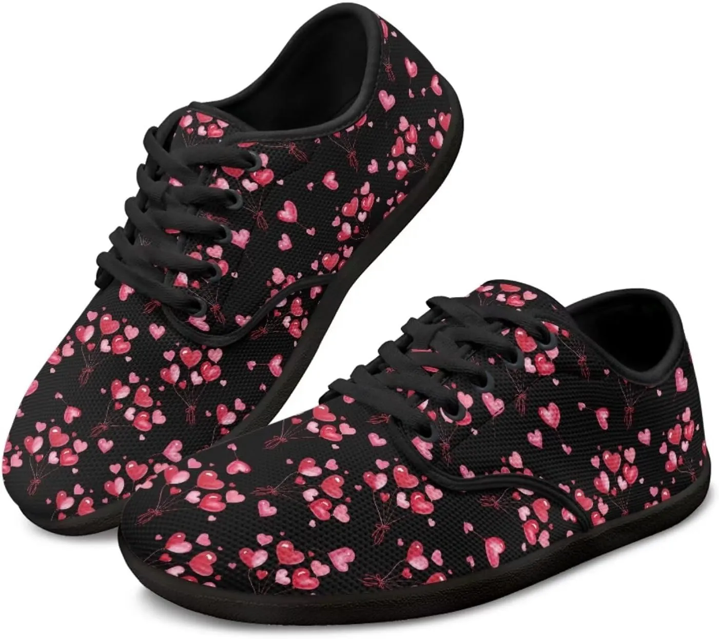 Herat Womens Lace Up Fashion Sneakers Daily Casual Shoes Breathable Mesh Upper Walking Shoes