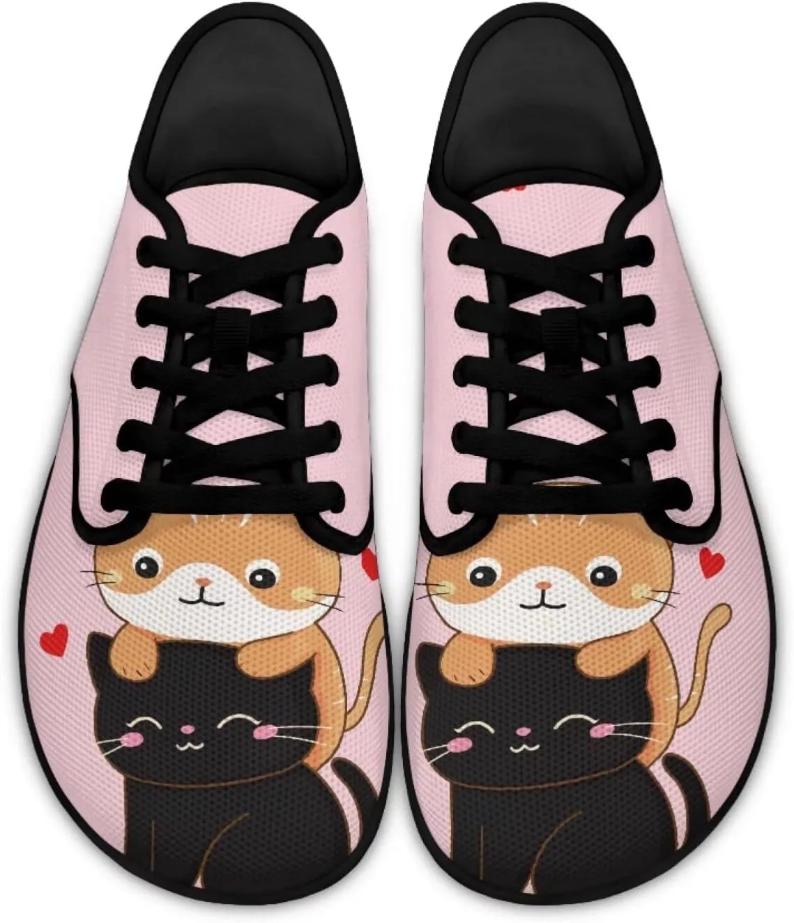 Herat Womens Lace Up Fashion Sneakers Daily Casual Shoes Breathable Mesh Upper Walking Shoes