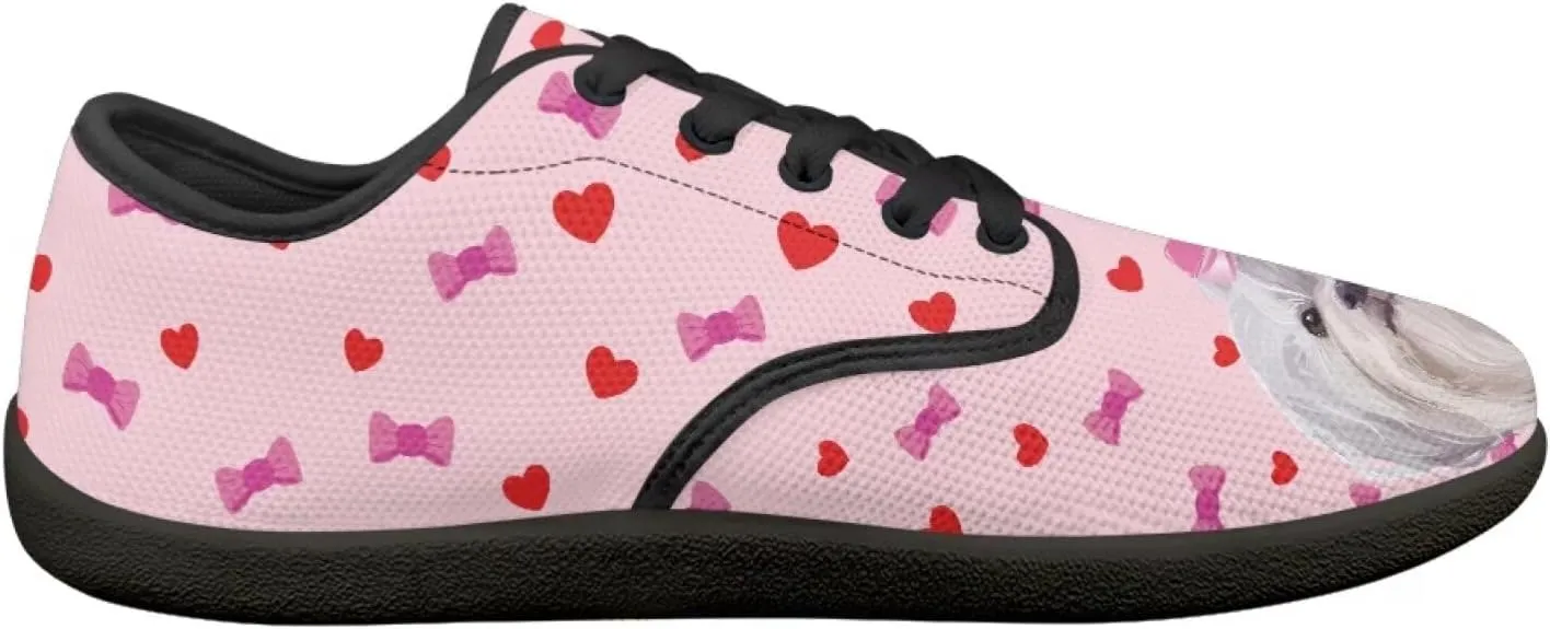 Herat Womens Lace Up Fashion Sneakers Daily Casual Shoes Breathable Mesh Upper Walking Shoes