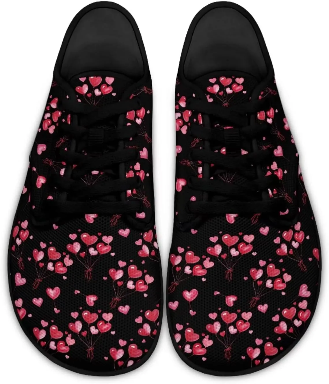 Herat Womens Lace Up Fashion Sneakers Daily Casual Shoes Breathable Mesh Upper Walking Shoes
