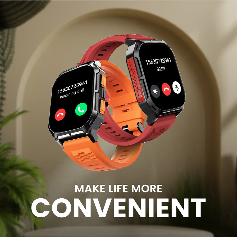 HiFuture Ultra3 Sports & Fitness Smartwatch (Carmine Orange)