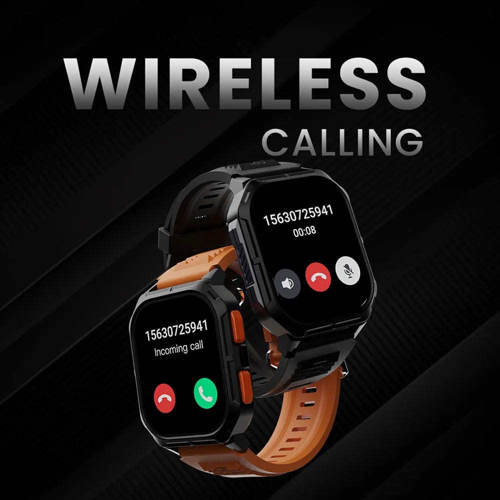 HiFuture Ultra3 Sports & Fitness Smartwatch (Carmine Orange)