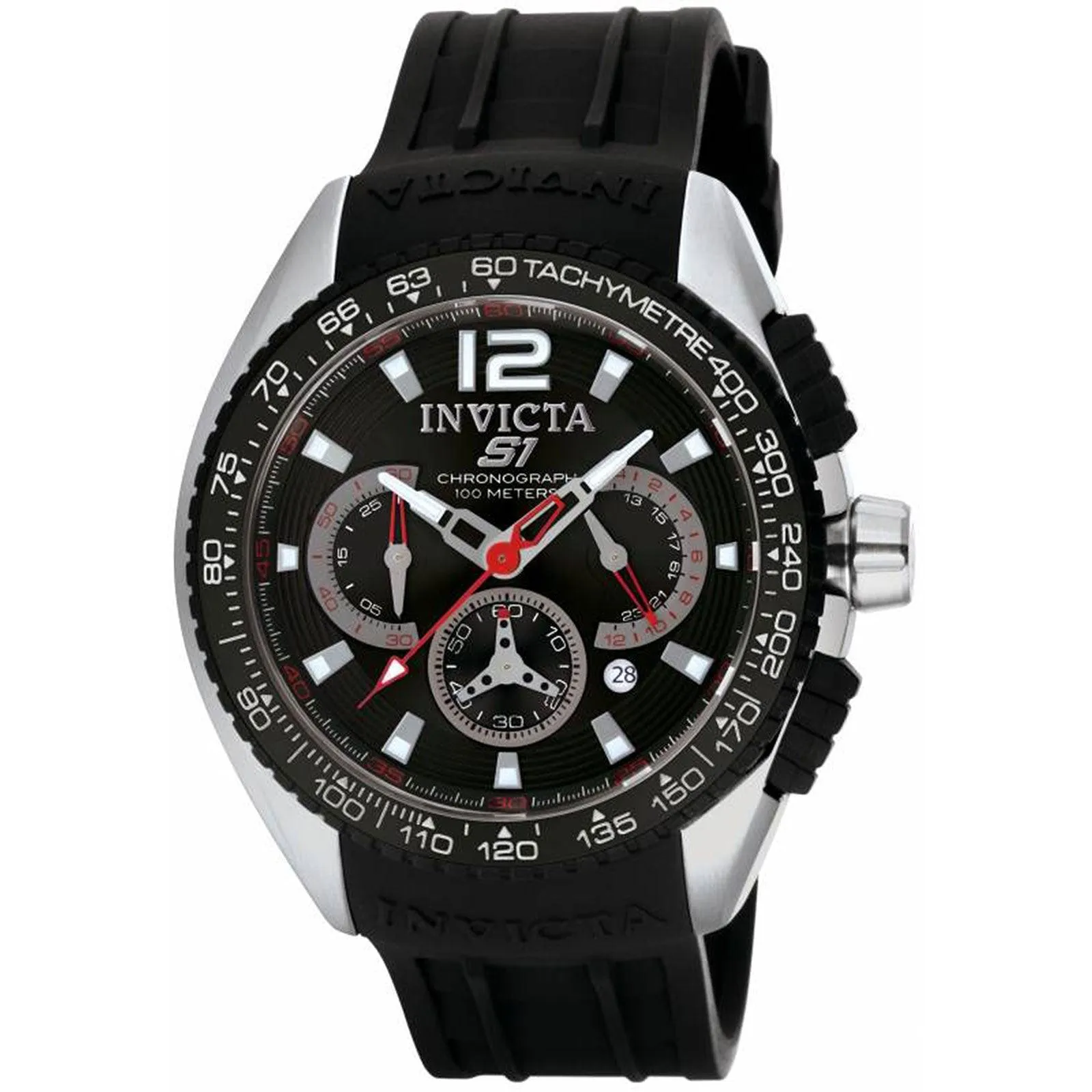 Invicta 1453 Men's S1 Racing Black Dial Chronograph Watch