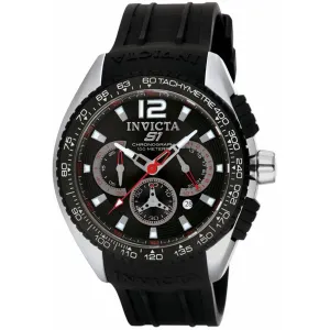 Invicta 1453 Men's S1 Racing Black Dial Chronograph Watch