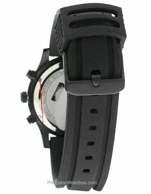 Jorg Gray 1900 Series Chronograph - Blue Accents - Black Case & Strap