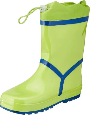 Kids Wellington Boots Botas de lluvia, Green, 6 US Unisex toddler